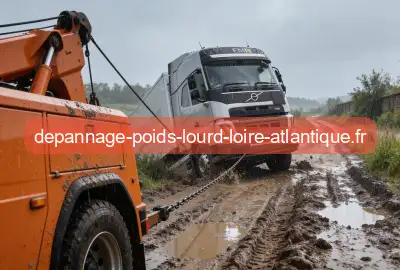 Camion embourbé